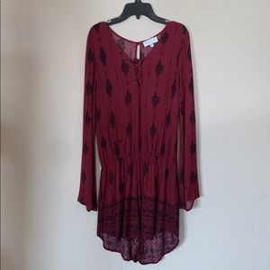 Maroon Romper